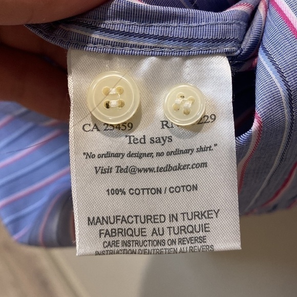 𝅺TED Baker Archive Men’s French Cuff Shirt - Picture 9 of 9